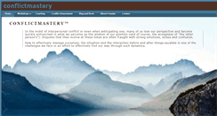 Desktop Screenshot of conflictmastery.com