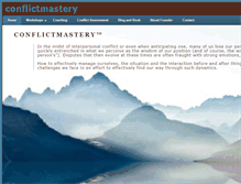 Tablet Screenshot of conflictmastery.com